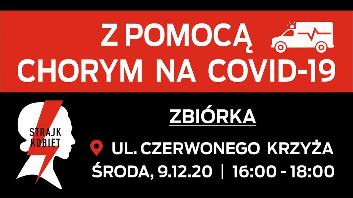 Elbląski Strajk Kobiet organizuje zbiórkę dla chorych na Covid-19