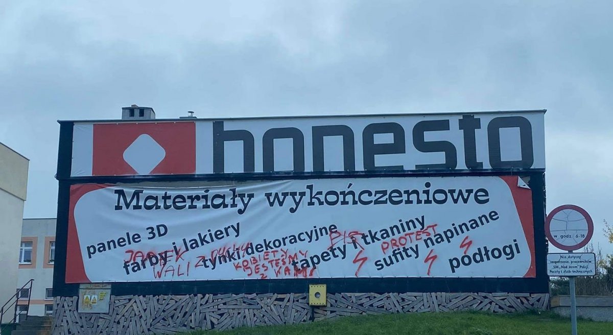 Akty wandalizmu podczas marszu