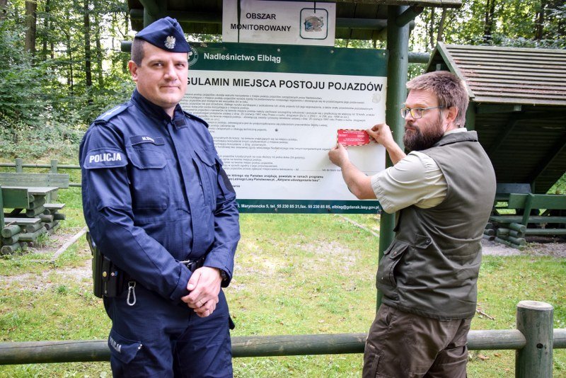 Policjanci i leśnicy zadbali o nasze bezpieczeństwo