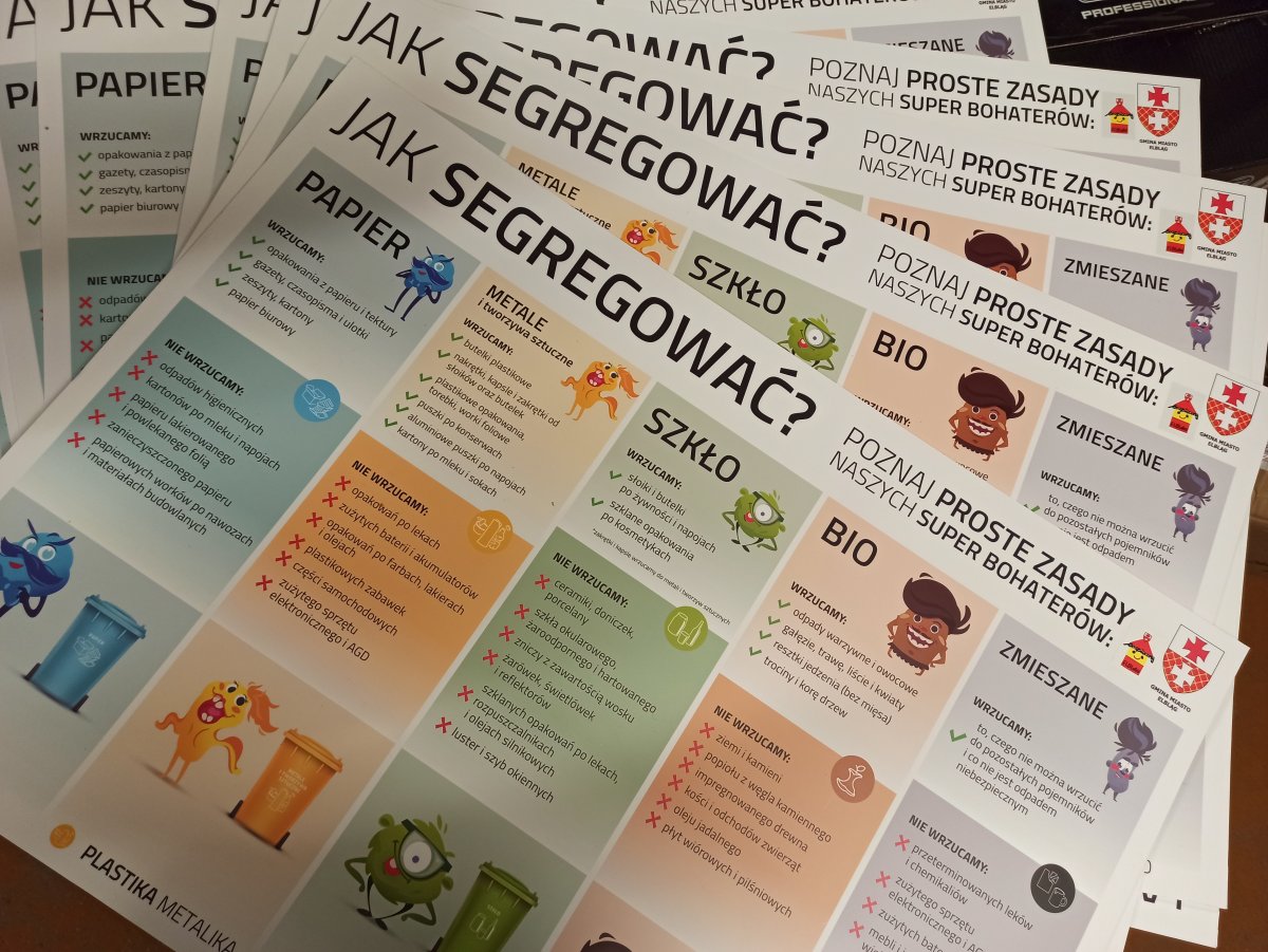 Aby dobrze segregować odpady
