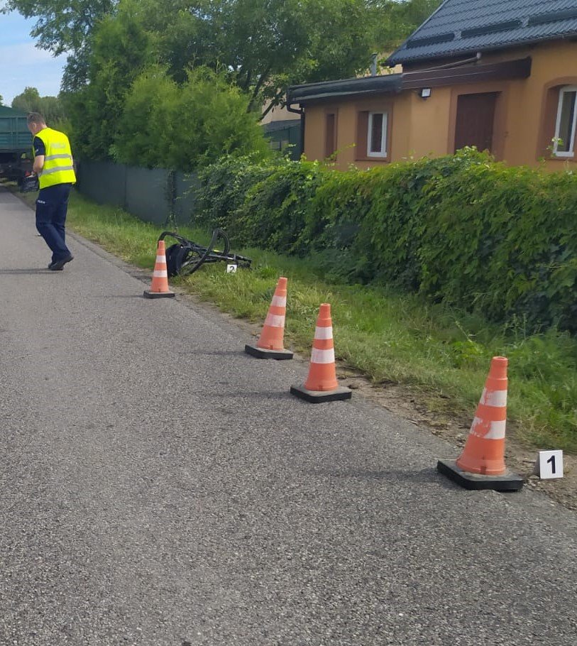 Śmiertelne potrącenie 17-letniego rowerzysty