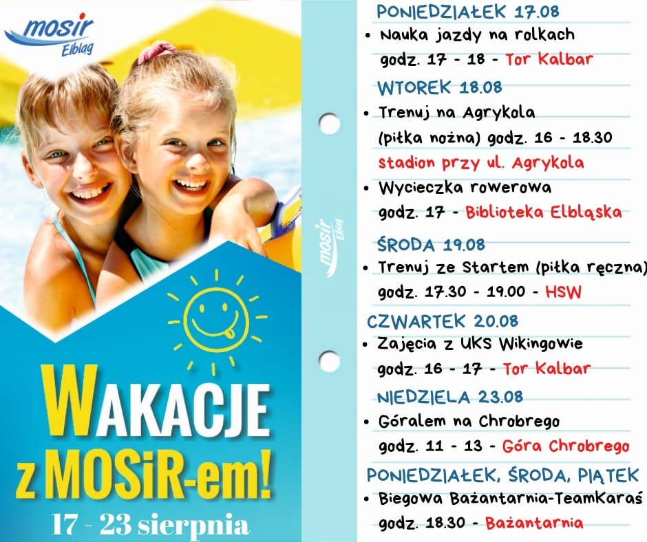 Przedostatni tydzień Wakacji z MOSiR-em