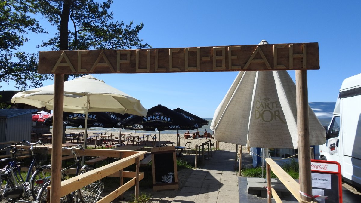 Włoskie akcenty na plaży w Suchaczu [ZDJĘCIA]