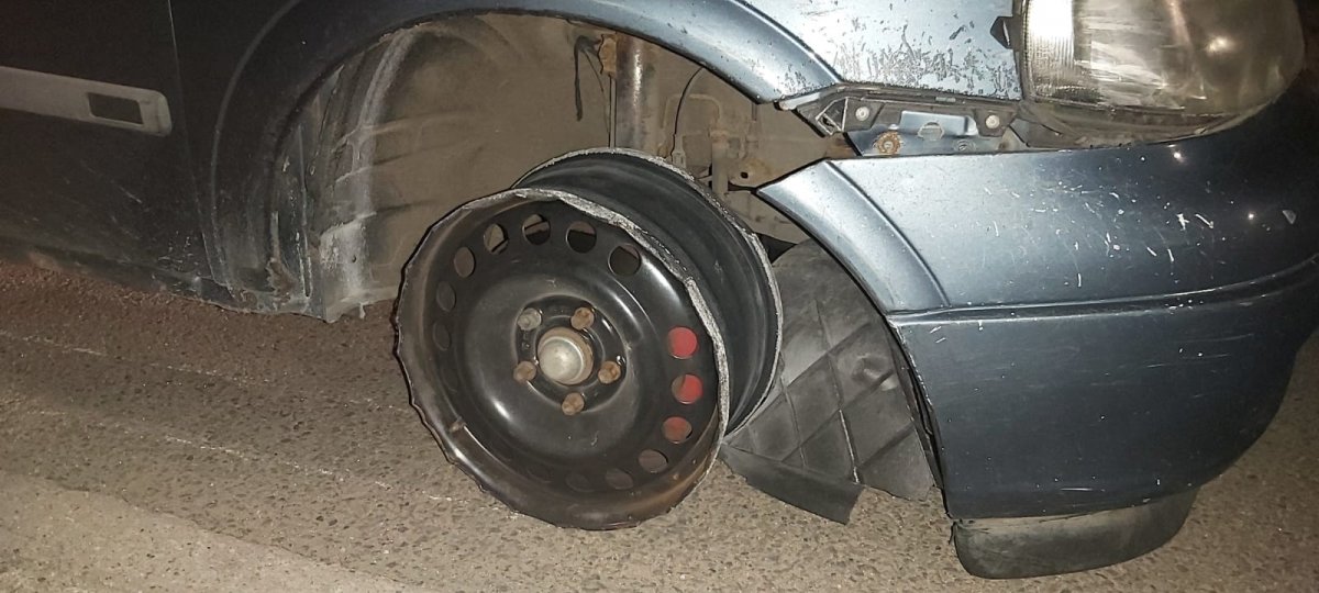 Pijany jechał na samej feldze