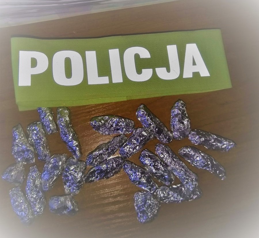 Amfetamina w torebce po gumach do żucia