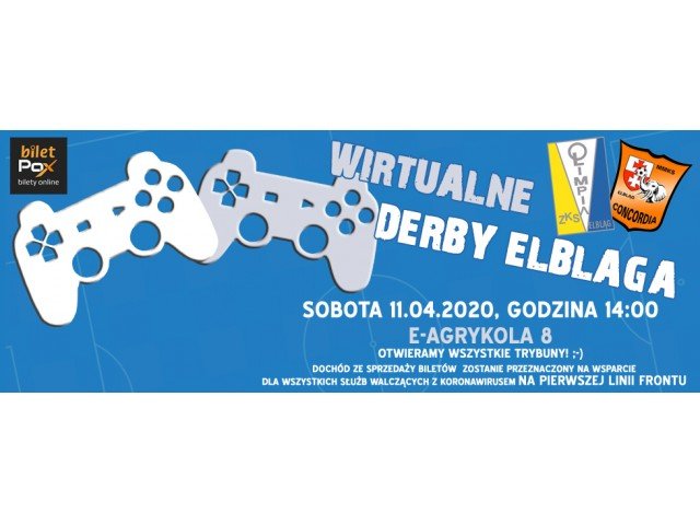 Olimpia Elbląg podejmie Concordię na wirtualnej murawie!