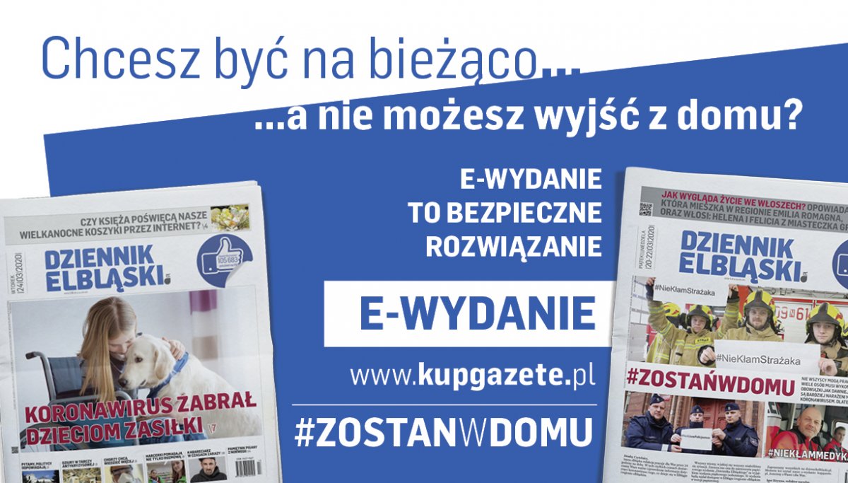 Kup Dziennik Elbląski bez wychodzenia z domu!