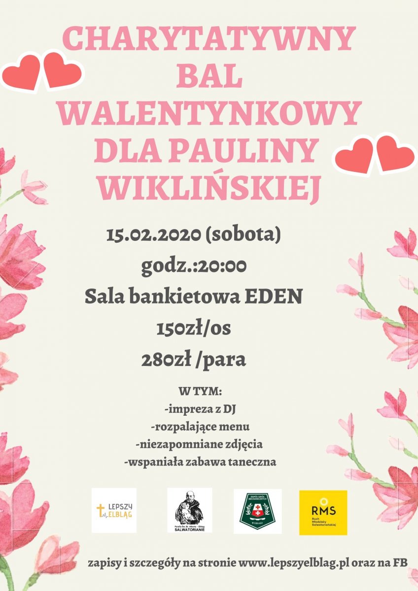 Charytatywny bal walentynkowy dla Paulinki