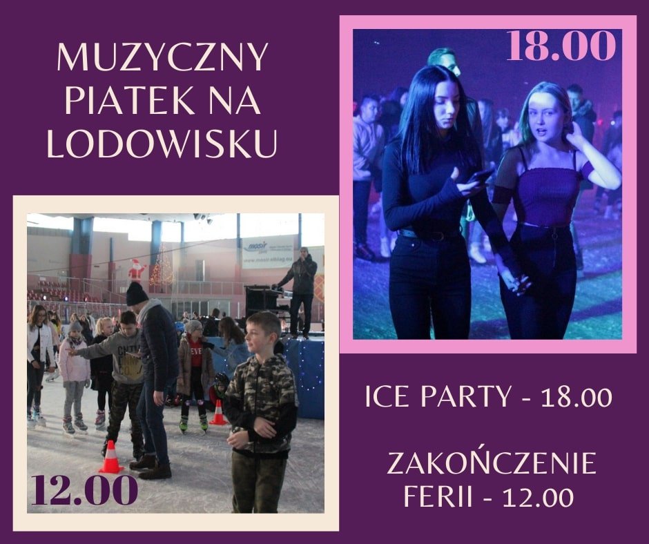 Muzyczny piątek na lodowisku Helena