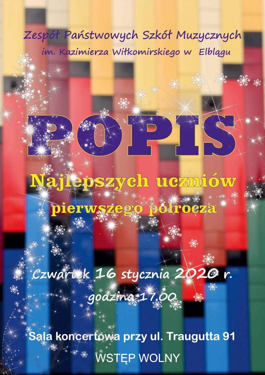 Końcowy popis na początek roku w Zespole Szkół Muzycznych