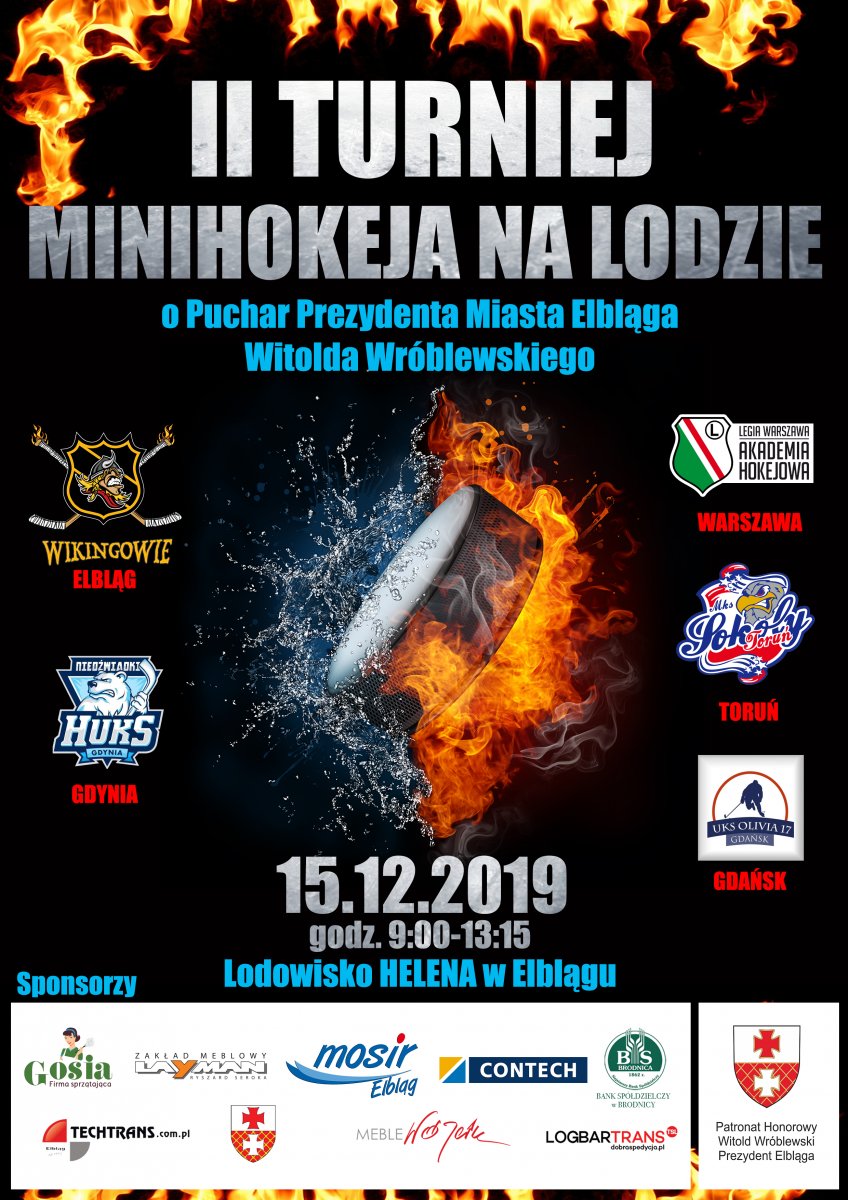 II Turniej Minihokeja na Lodzie o Puchar Prezydenta Miasta 