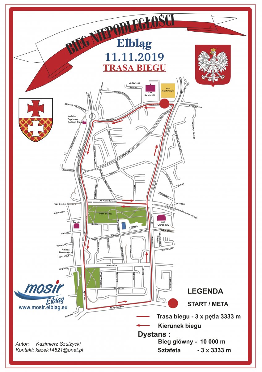 VI Bieg i Marsz Niepodległości – utrudnienia w ruchu