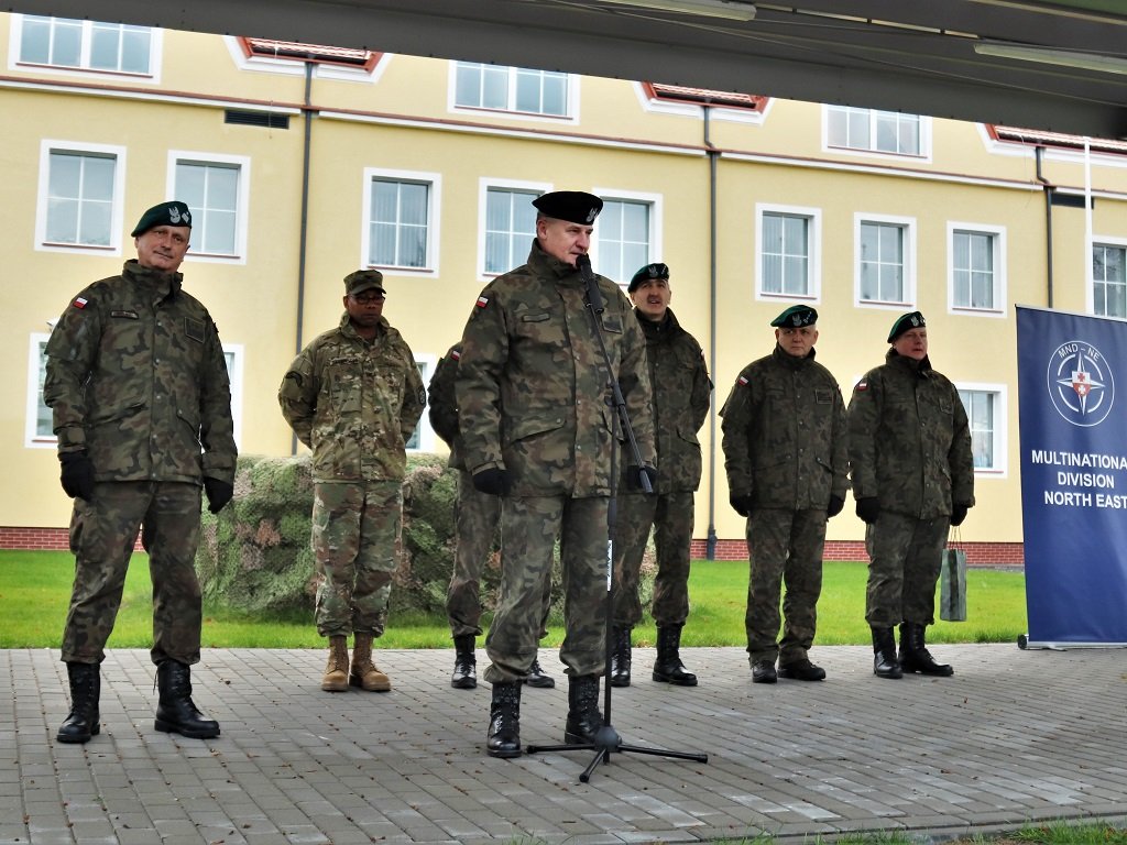 Pożegnanie w Dowództwie Wielonarodowej Dywizji 