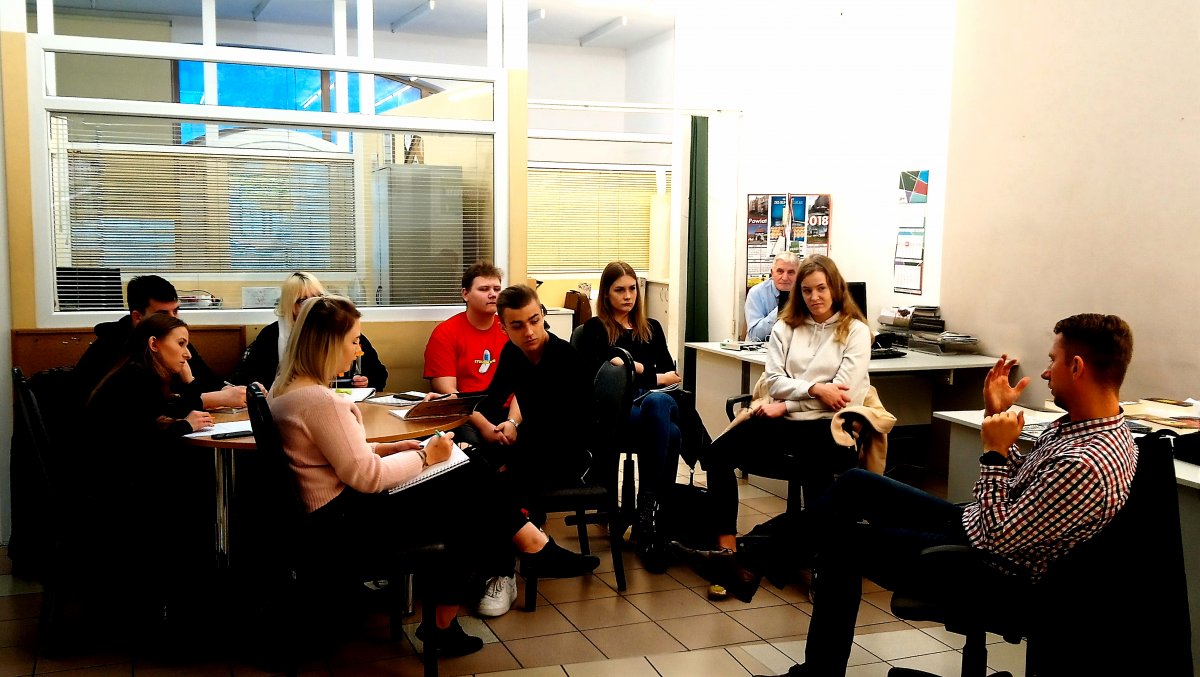 Wchodzi świeża krew - odwiedzili nas studenci dziennikarstwa