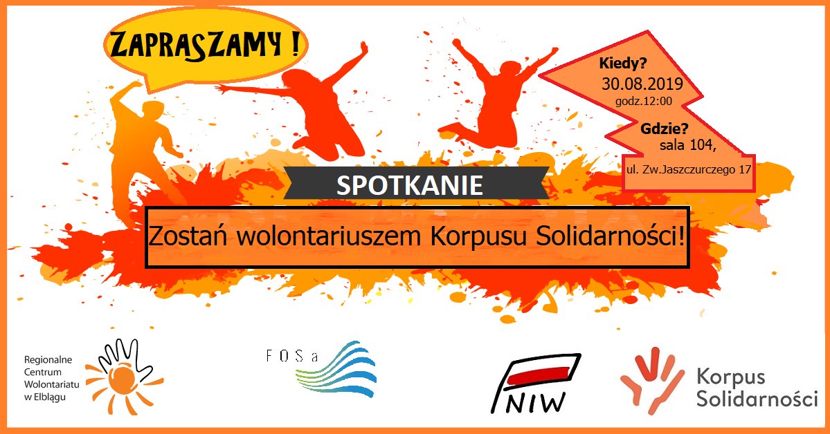 Zostań wolontariuszem Korpusu Solidarności!