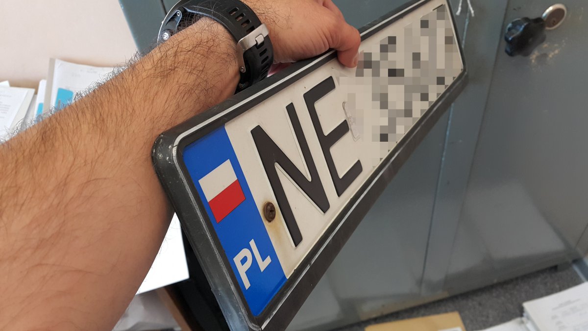 Wyrywał tablice rejestracyjne z samochodów
