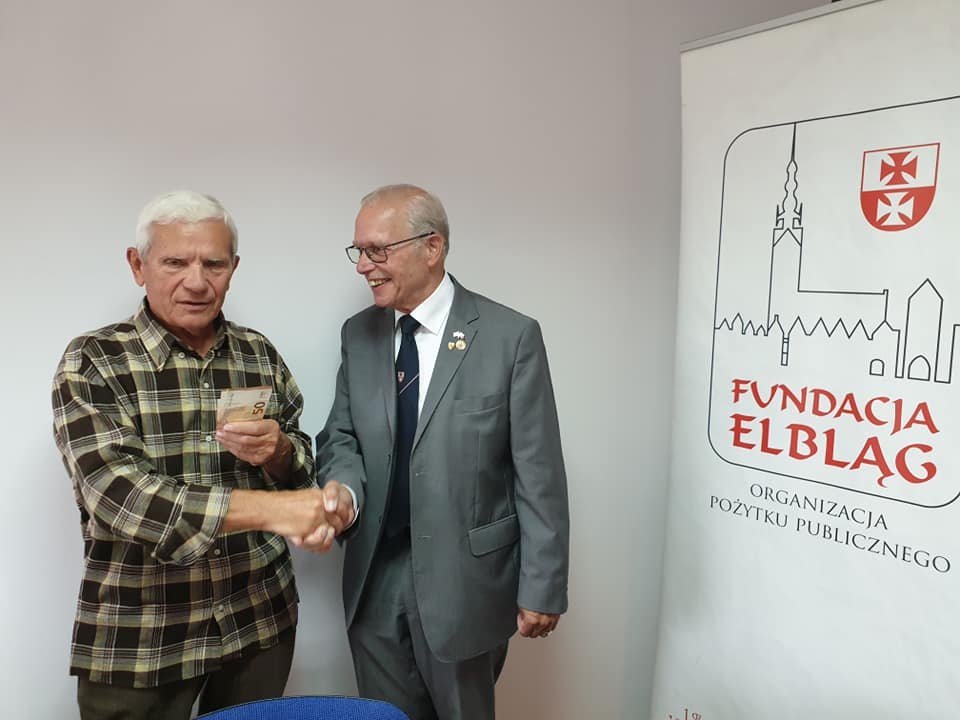 Odwiedziny darczyńcy w Fundacji Elbląg