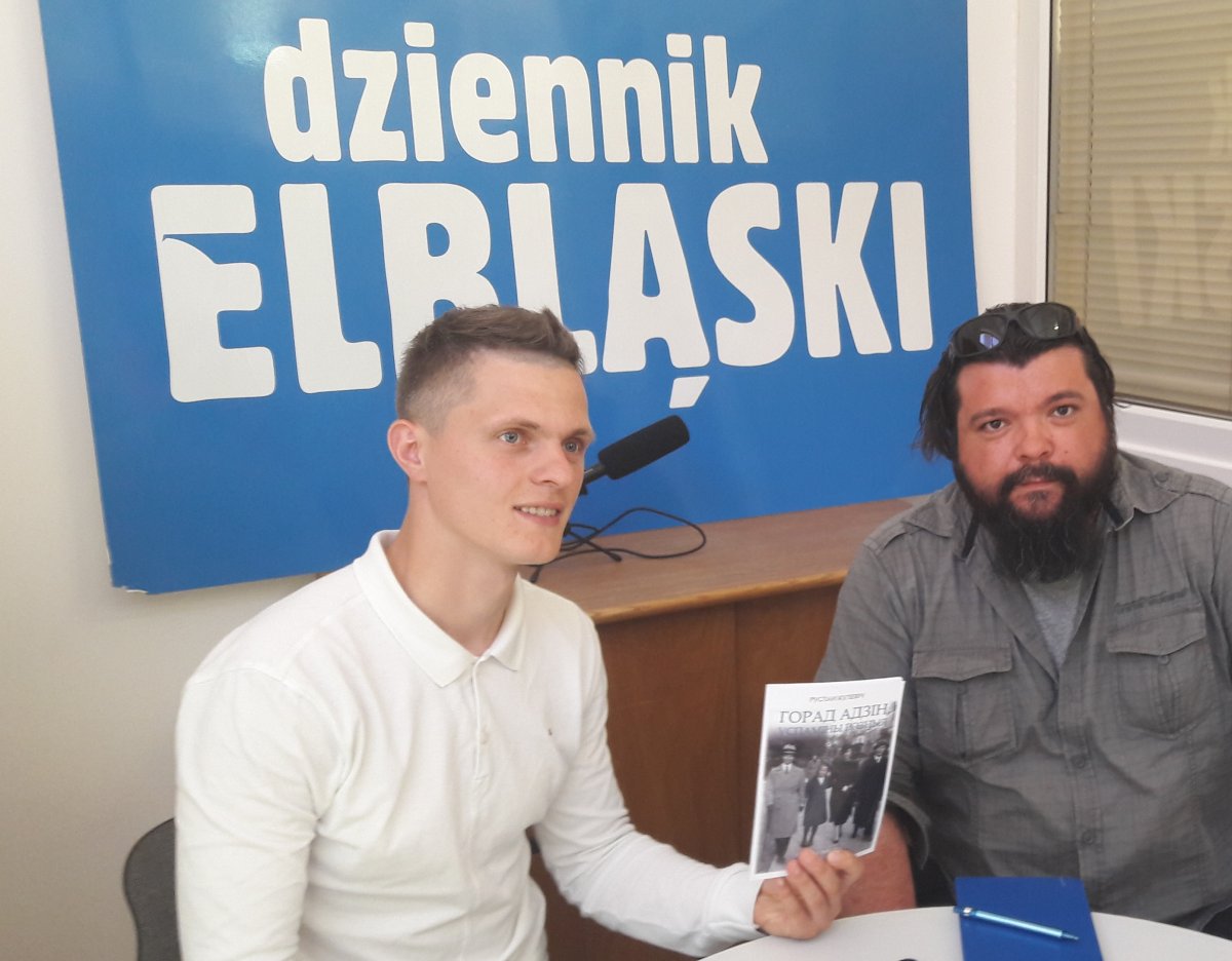 Dziennikarz z Białorusi szuka w Elblągu śladów po mieszkańcach Grodna

