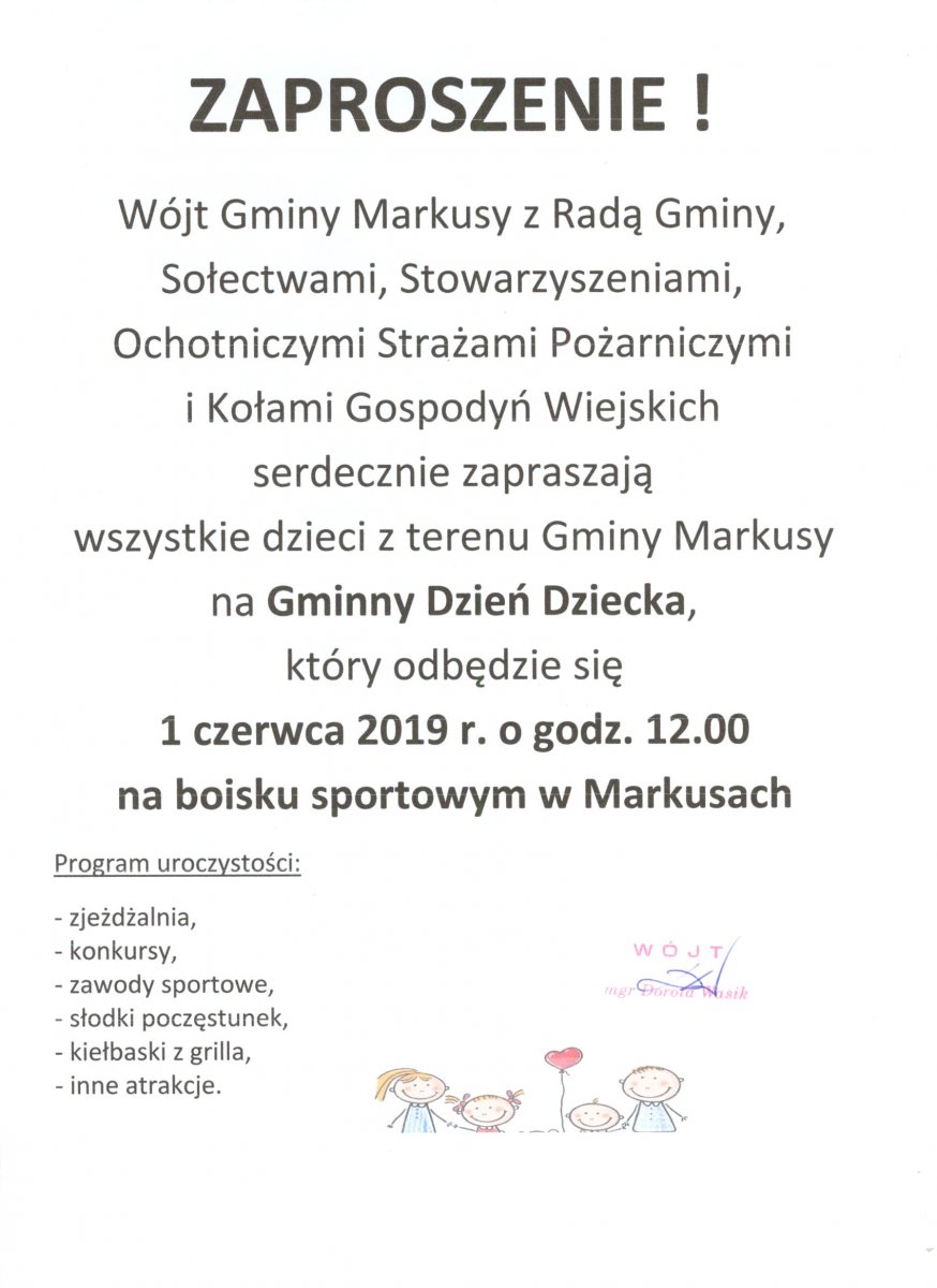 Gmina Markusy tego dnia należy do dzieci