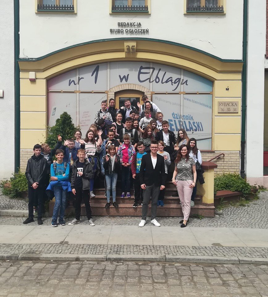 Uczniowie SP 14 z wizytą w redakcji Dziennika Elbląskiego