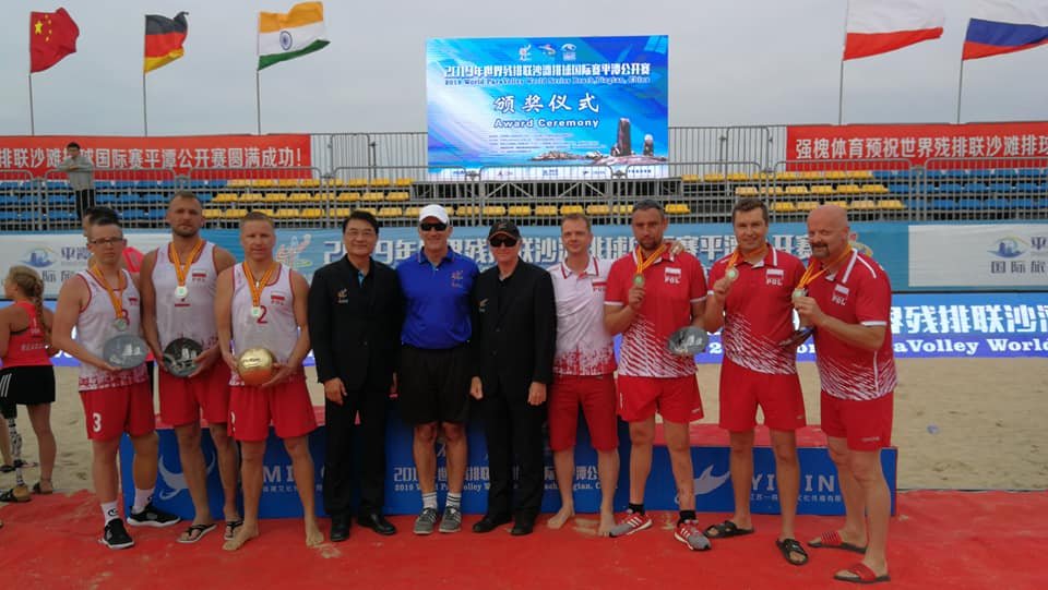 Srebrny medal dla elblążan w siatkówce plażowej w Chinach