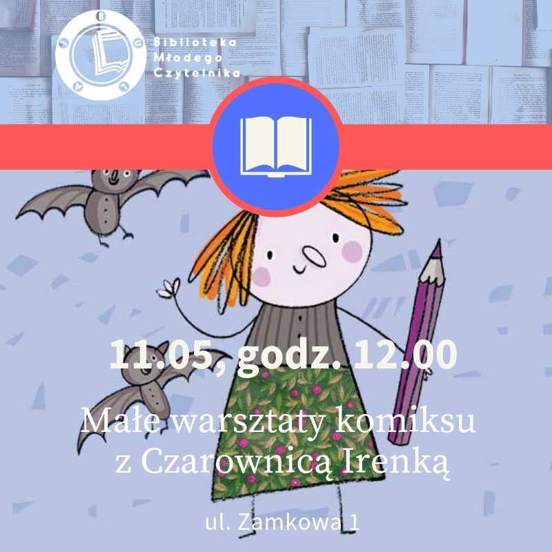 Małe warsztaty komiksu z Czarownicą Irenką
