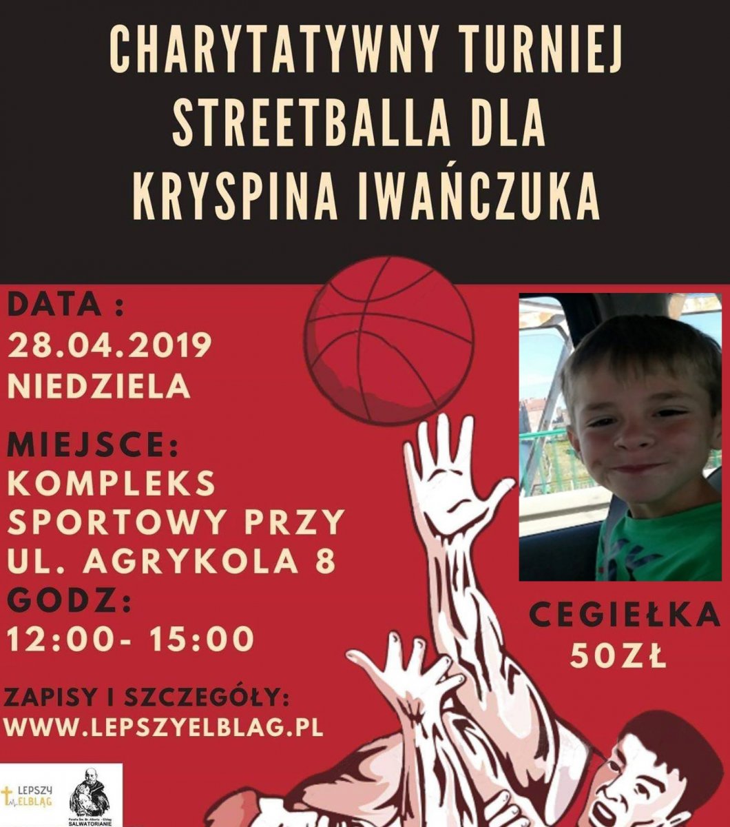 Charytatywny Turniej Streetballa dla Kryspina Iwańczuka