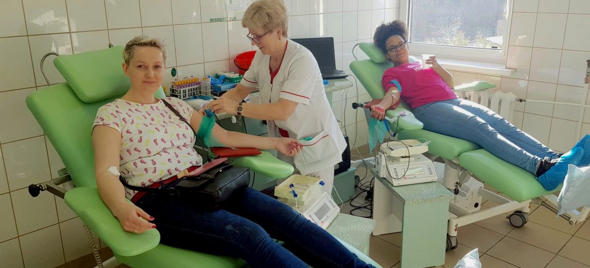 Przy zbiórce krwi „wyszedł” im kod Pasłęka