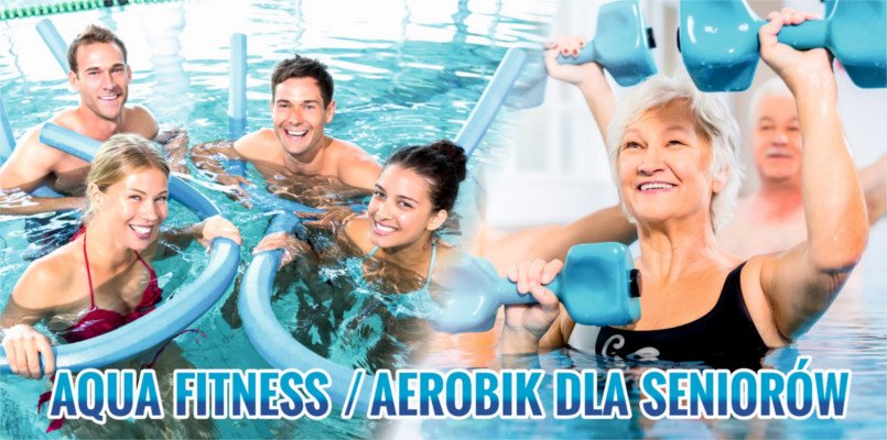 Fitness w wodzie na krytej pływalni 