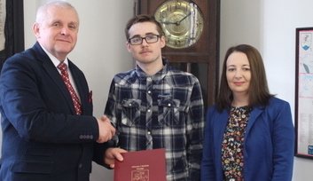 Stypendium sportowe dla Dawida Chmielewskiego