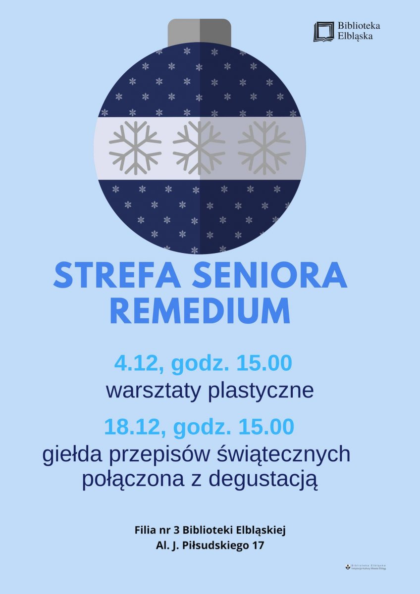 Spotkania w bibliotecznej Strefie Seniora