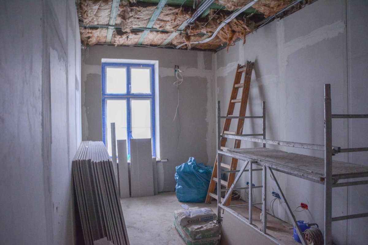 To jeden z najcenniejszych zabytków w Bażantarni. Trwa jego remont