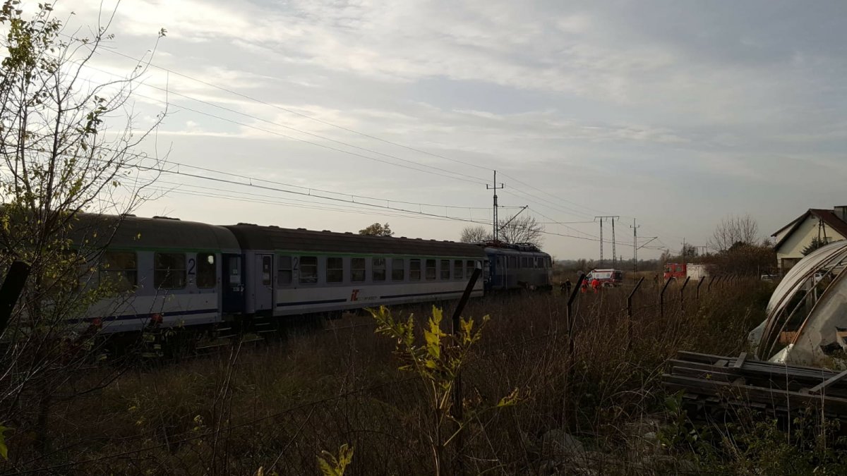 Mężczyzna potrącony przez pociąg