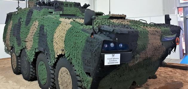 Siedem takich Rosomaków trafi do Elbląga. Zaprezentowane podczas targów w Kielcach