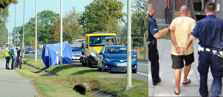 W aucie odkryli zwłoki kobiety. Makabryczny finał policyjnej kontroli pod Elblągiem [zdjęcia]