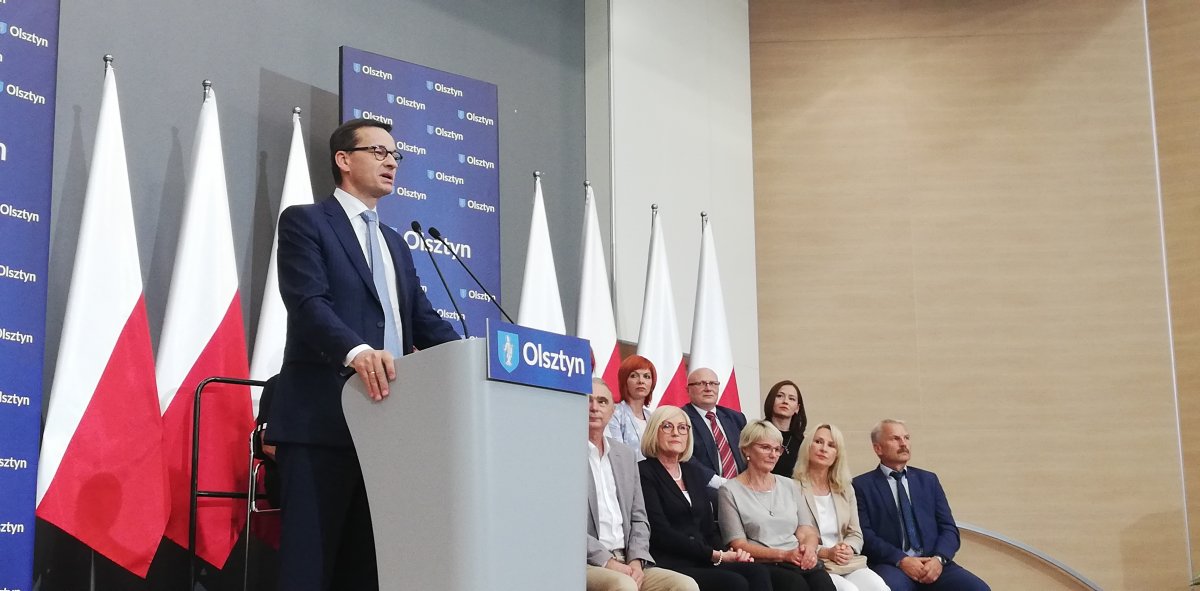 Premier Mateusz Morawiecki odwiedzi Elbląg