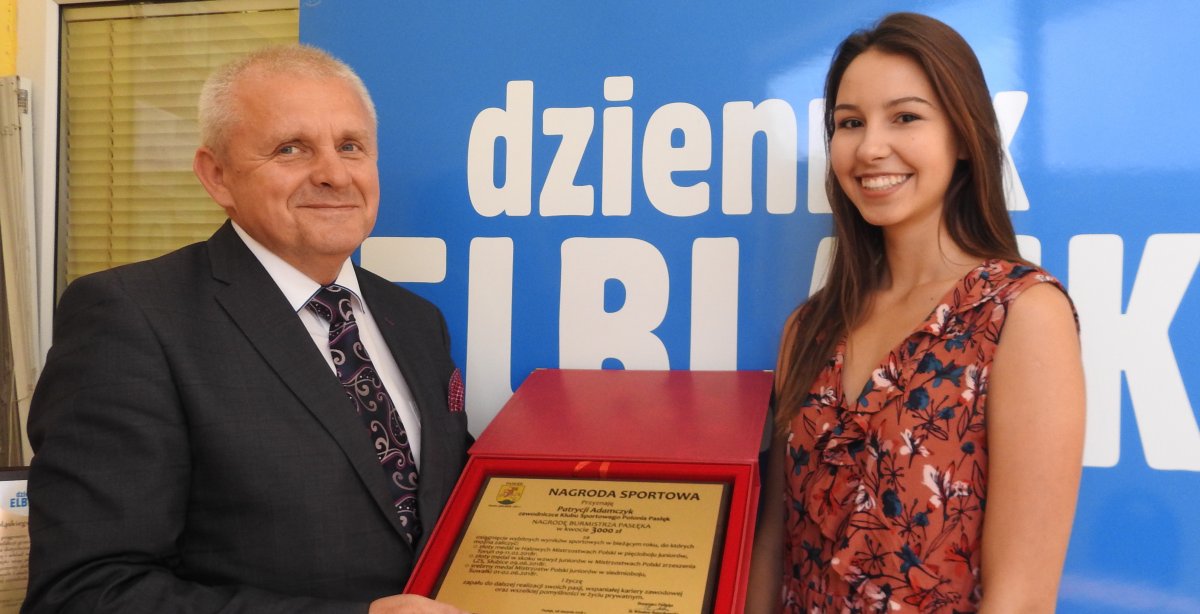 Zdolna 19-latka z nagrodą burmistrza