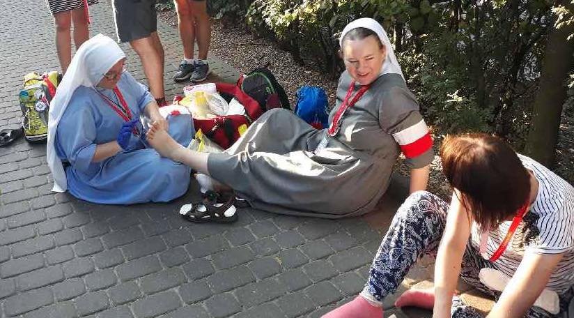 W upale, ale szczęśliwi podążają na Jasną Górę