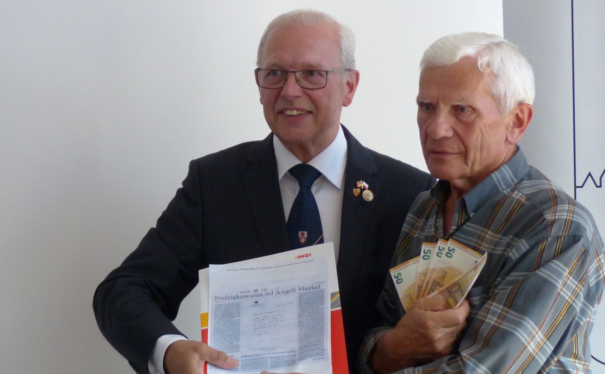 Ponad tysiąc euro od dawnych mieszkańców Elbląga