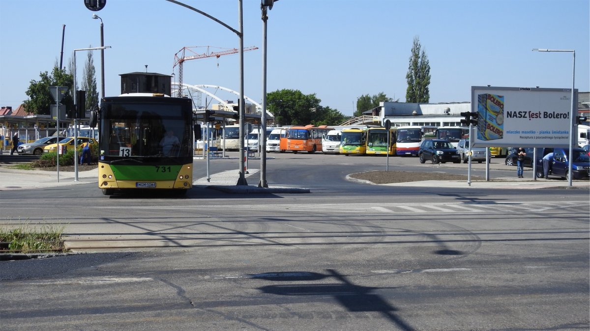 Uwaga. Przystanki wszystkich autobusów z dworca PKS przeniesione