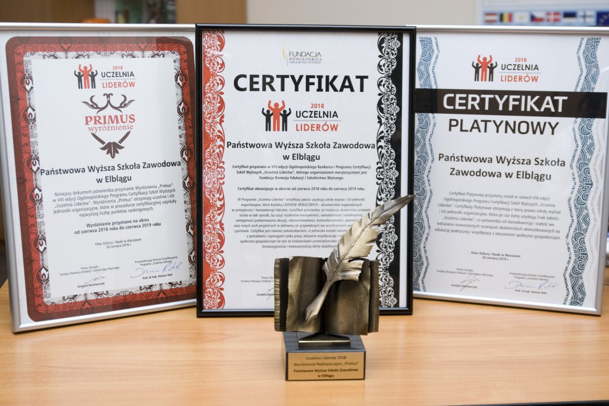PWSZ w Elblągu Uczelnią Liderów