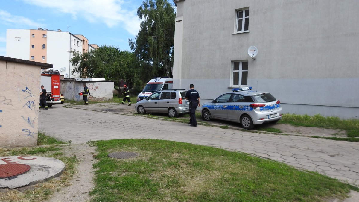Strażacy ruszyli na pomoc. Interwencje na ul. Królewieckiej i Obrońców Pokoju