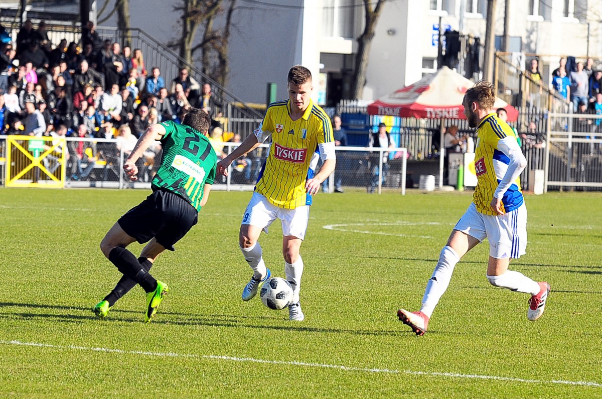 Olimpia Elbląg przegrała z GKS Jastrzębie 0:1. Tak elblążanie stracili bramkę [film, zdjęcia]