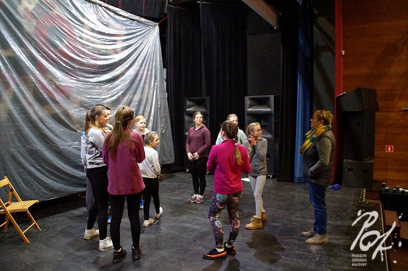 Warsztaty teatralne w Pasłęku