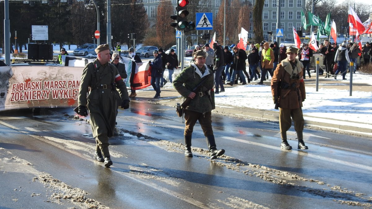 Marsz Pamięci Żołnierzy Wyklętych. Skrytykowali elbląski sąd [zdjęcia]