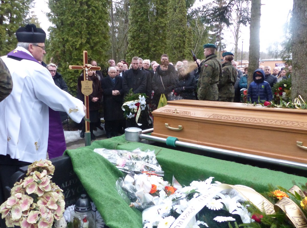 Pożegnaliśmy Józefa Gburzyńskiego. Wśród żałobników Jarosław Kaczyński