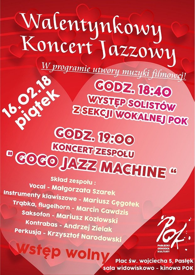 Walentynkowy koncert w Pasłęku