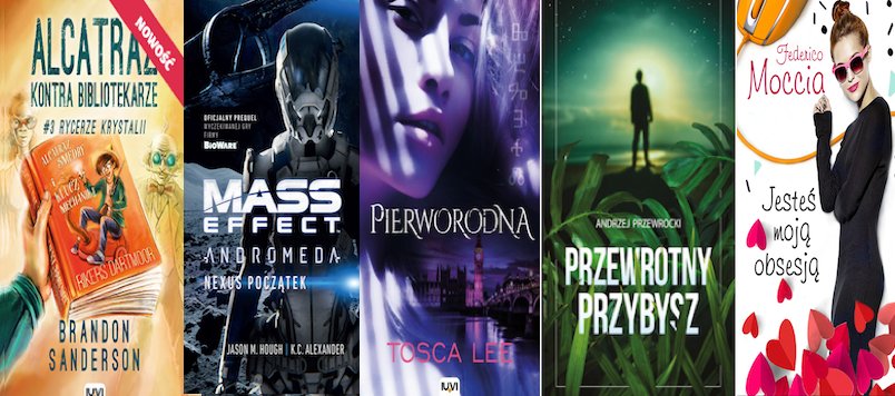 Nowości wydawnicze. Jedna z tych książek może być Twoja [konkurs] 