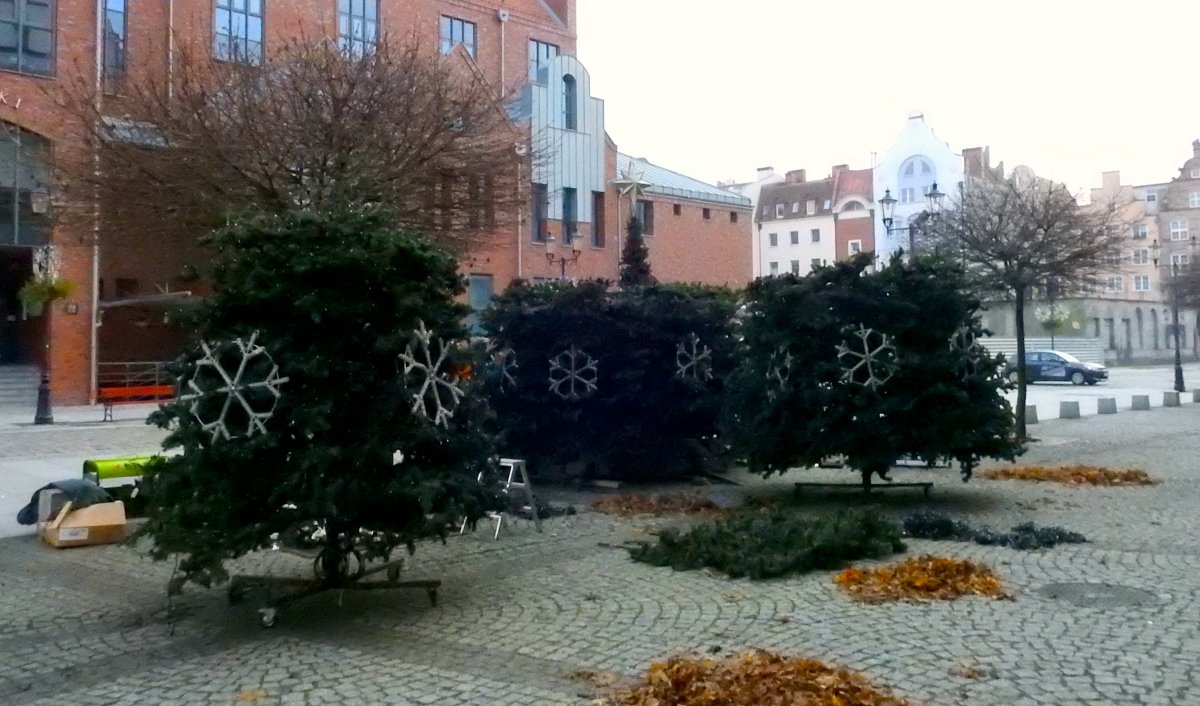 Elbląg stroi się na święta