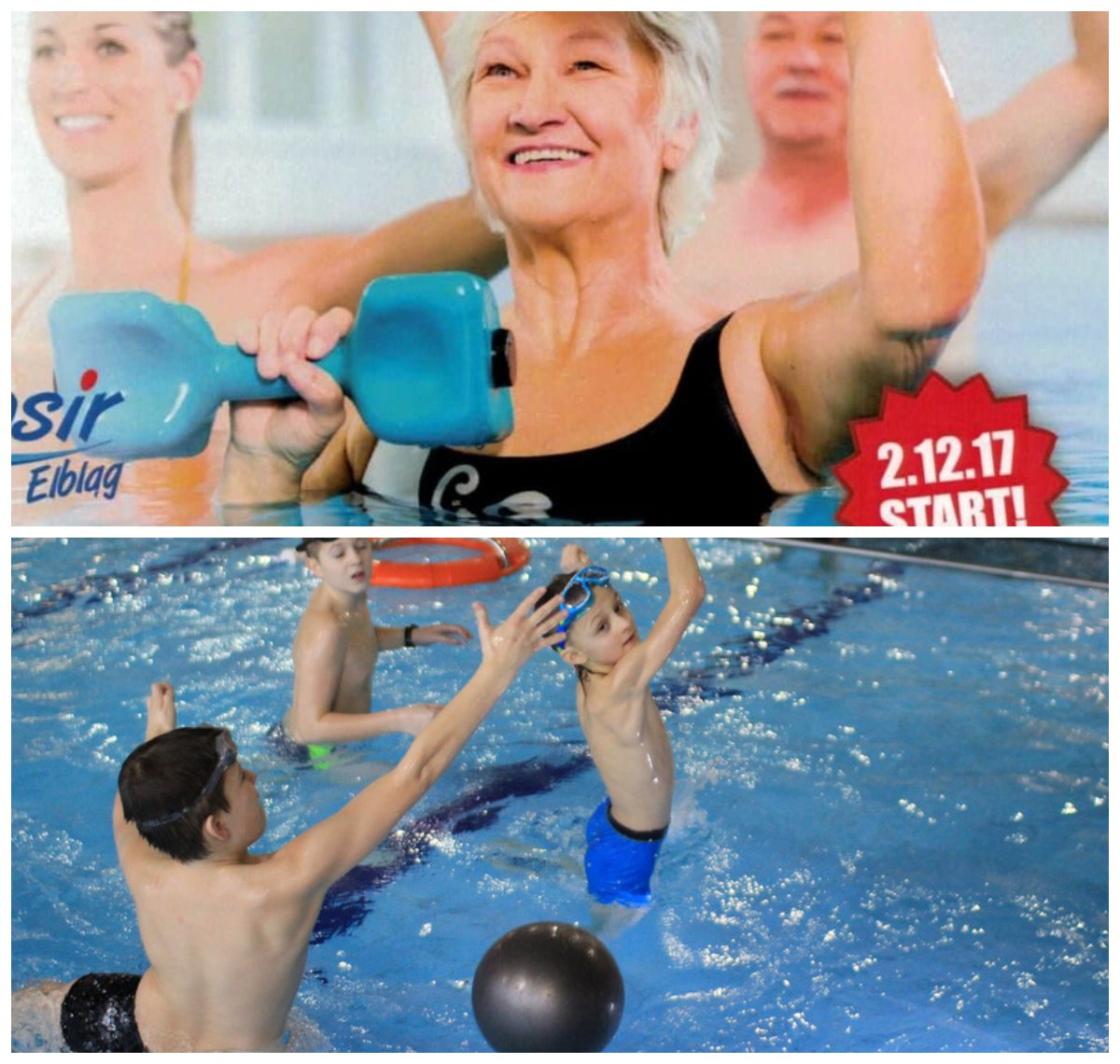 Aqua strefa dla seniorów i dzieci
